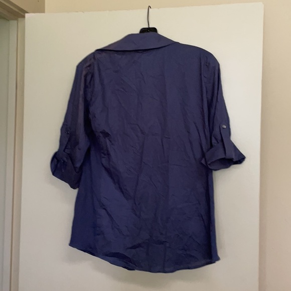 Saks Fifth Avenue Threads Utility Button Top Shirt - Picture 6 of 8